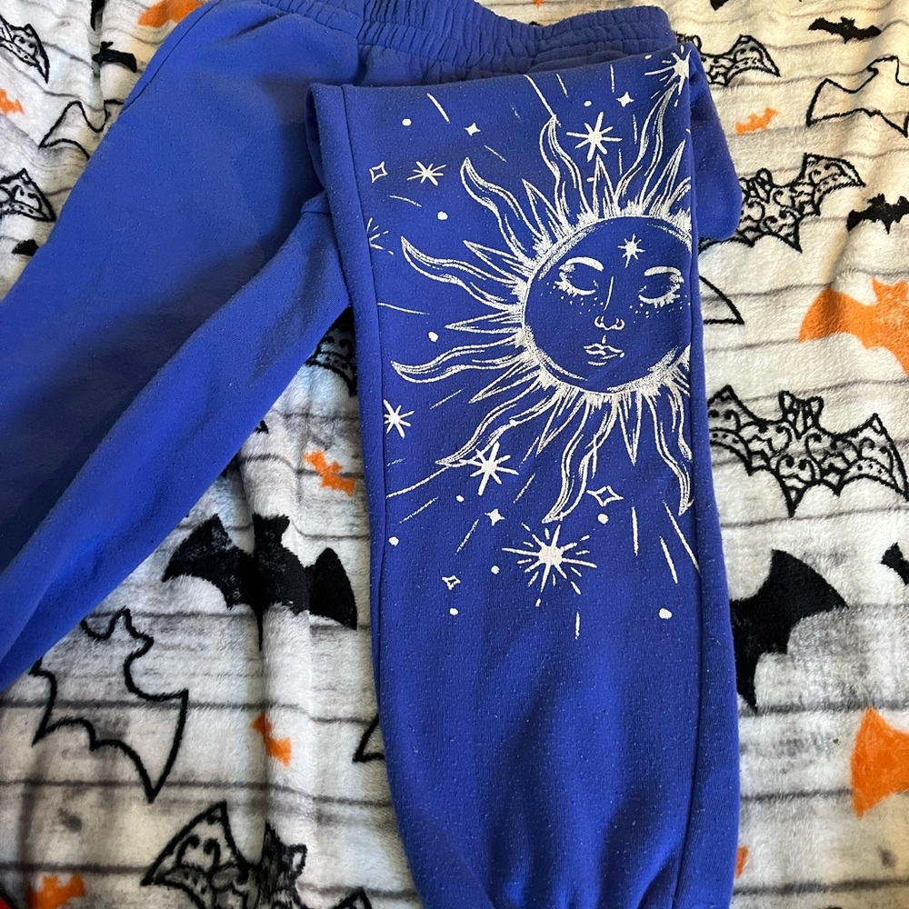 Blue sun sweats